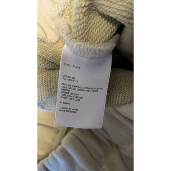 OAK + FORT Beige Joggers M - Picture 6 of 7